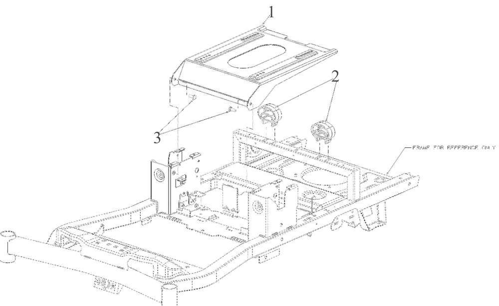 Seat Adjustment Diagram and Parts List for 17ADFACTA07 2024 Yard Machines Lawn Tractor